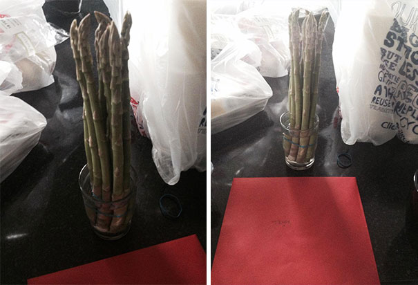 Dad Bought My Mum Asparagus For Valentines Day Thinkin' They Were Daffodils. Nope, I Am Done