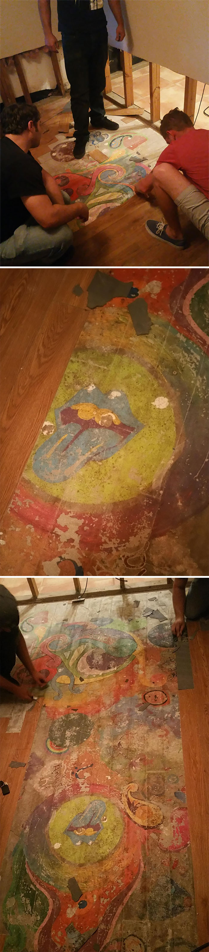 Lost Hippie Mural Found Under My Flooded House