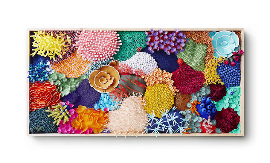 I've Spent 4 Months To Create This Coral Piece With Paper