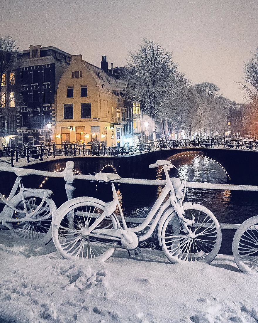 The Bike Under The Snow