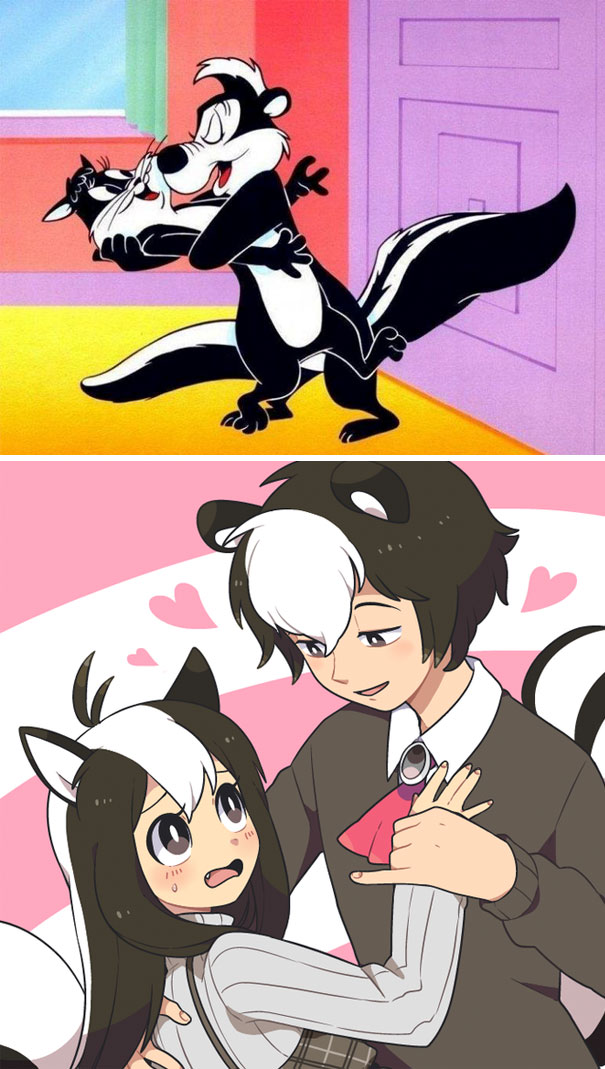 Pepe Le Pew And Penelope Pussycat