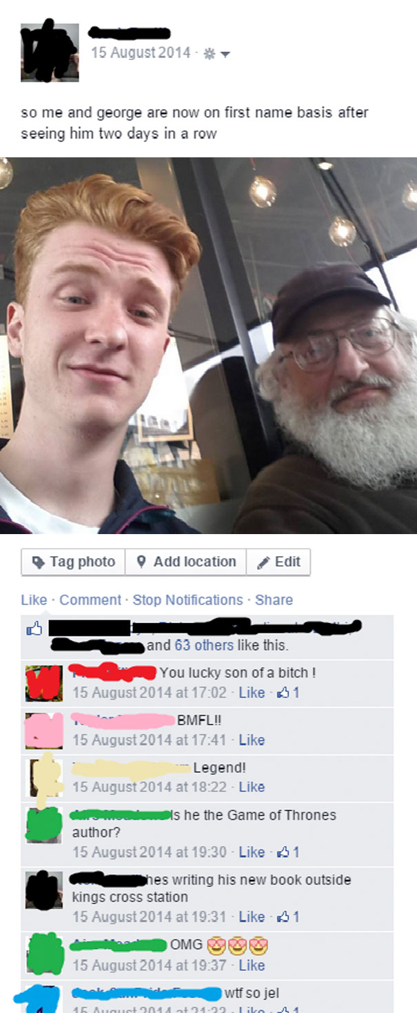 A Homeless Man Convinced Me He Was George RR Martin