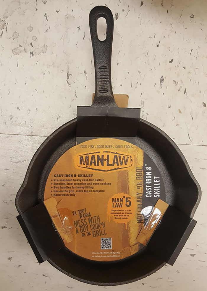 Men Can Get In Cast Iron Cooking Too!