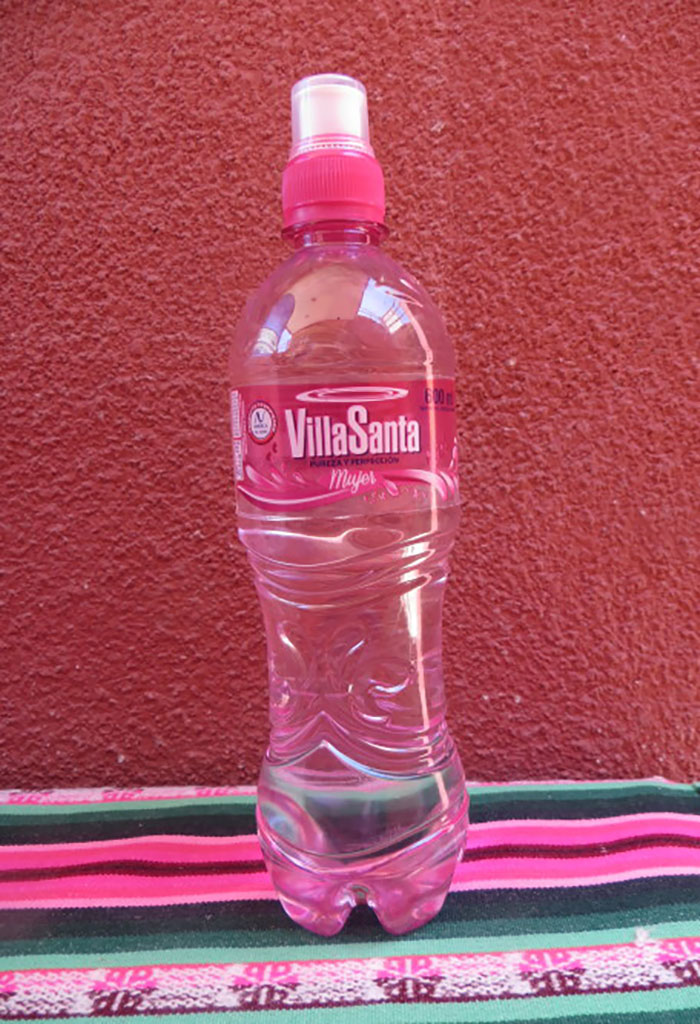 I’m In Bolivia At The Moment, Where They Sell Water Geared Specifically Towards Women - It’s Not Flavoured Or Altered In Any Way, Just Plain Old Water In A Pink Bottle