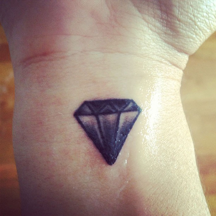 I Got This After A Really Really, Really Bad Breakup. I Needed To Cover Up A Silly Tattoo We Had Gotten Together (Yup, Learned My Lesson) And Decided To Do So With A Diamond Because They Are Unbreakable
