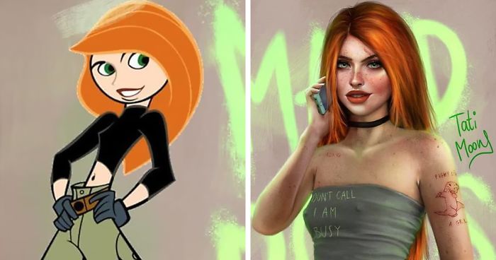 Artist Makes More Realistic Versions Of Cartoon Characters And The Artist Makes More Realistic Versions Of Cartoon Characters And The
