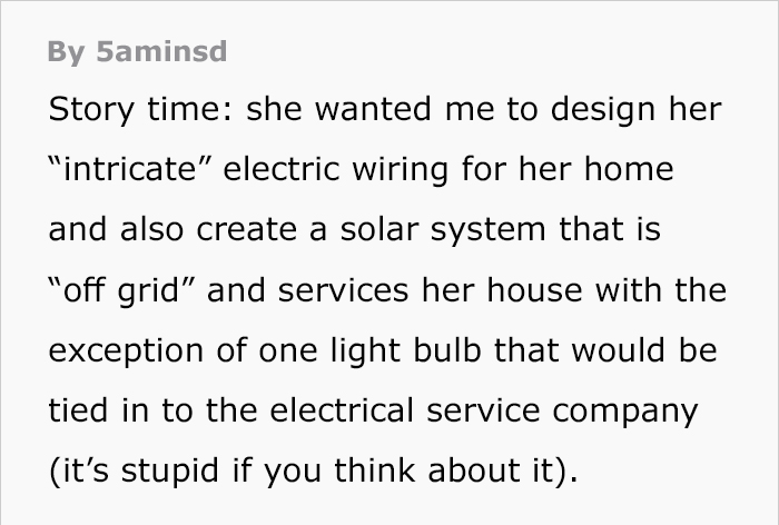 Woman Tells Her Electrician She's Right Because She's Rich, And It Backfires Horribly