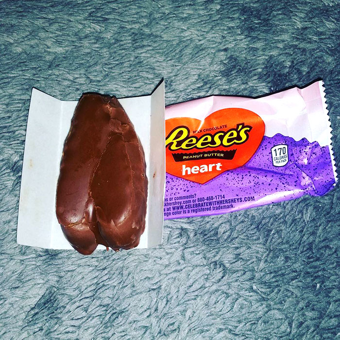 I'm Sorry Reese's, But Your Attempt At A Heart Looks Like A Nutsack