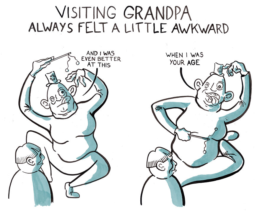 Visiting Grandpa