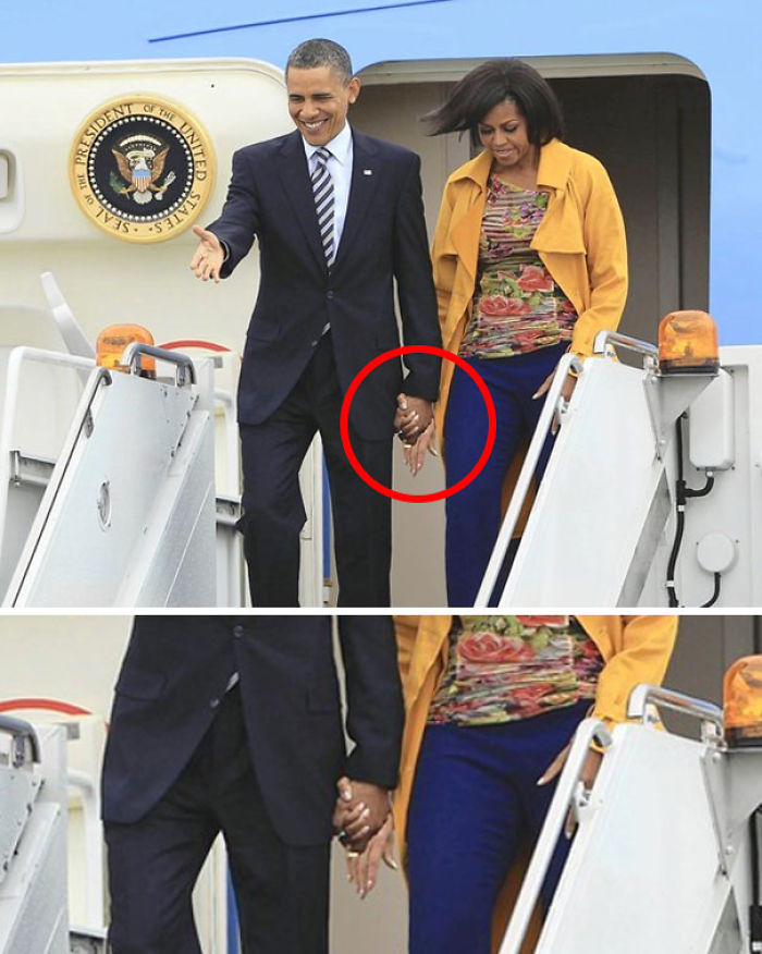 Las muchas manos de Michelle Obama