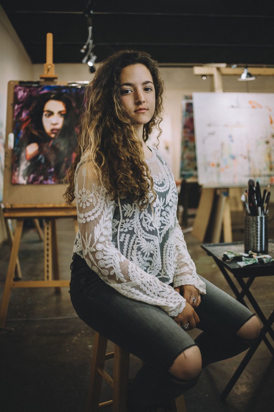 16-Year-Old Artist Voicing Transparency Is Beauty
