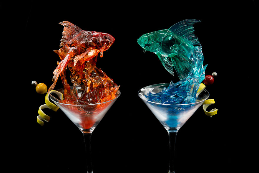 Goldfish Cocktail: I Created My Dream Project Out Of Resin