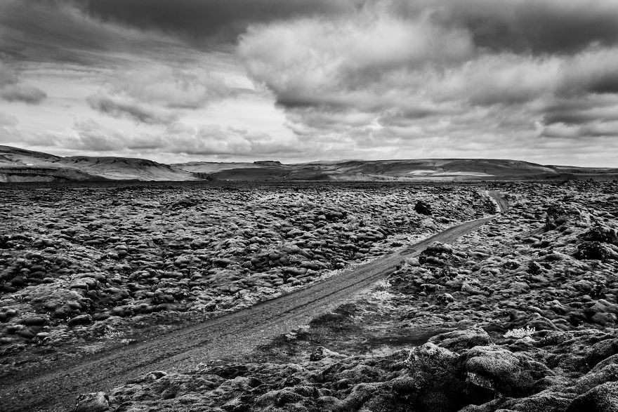 Iceland In Black And White