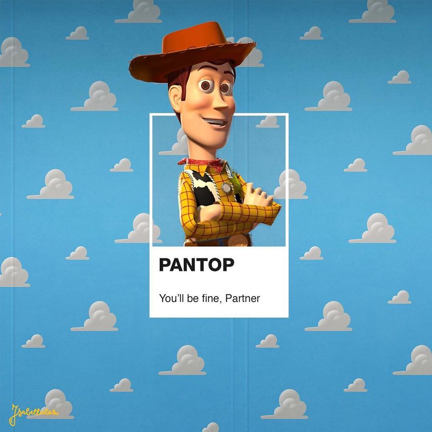 Artist Transforms Pop Culture Icons Into Pantone Samples And The Result Is Fun