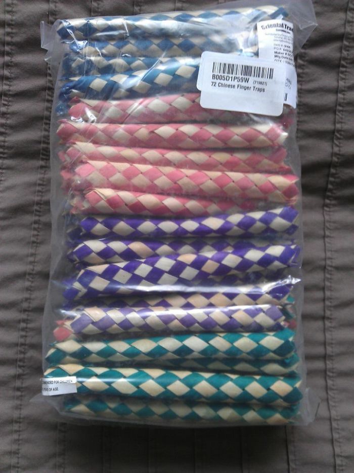 In An Unusual Turn Of Events, Amazon Has Decided To Mail Me 72 Chinese Finger Traps Instead Of My Multivitamin