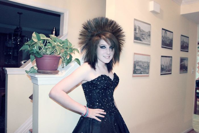 Homecoming 2012. Yes That’s My Real Hair. Yes I Spent An Hour On It Every Day