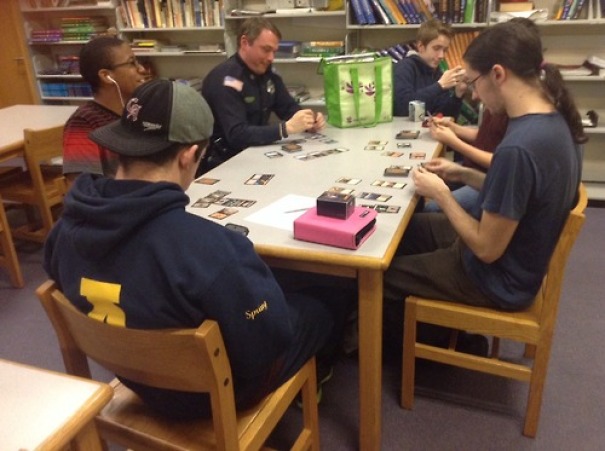 There Was A Big Drug Problem At My Friend's School So They Hired A Police Officer To Supervise Students But Now He’s Playing Magic The Gathering With The Video Game Club