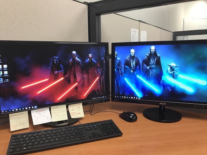 My Desktop Set Up At Work