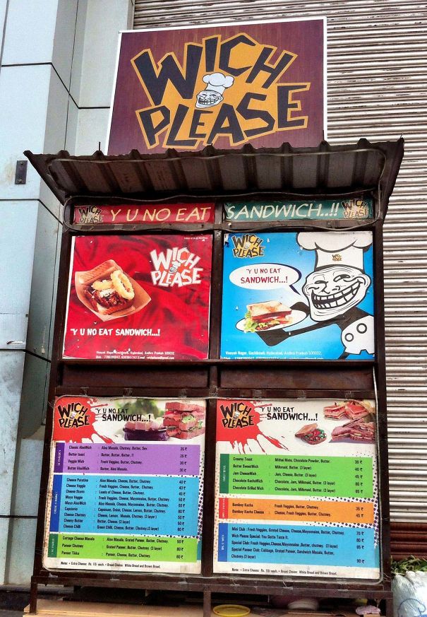 Just Arrived In India, And Not Sure If I Trust This Sandwich Shop