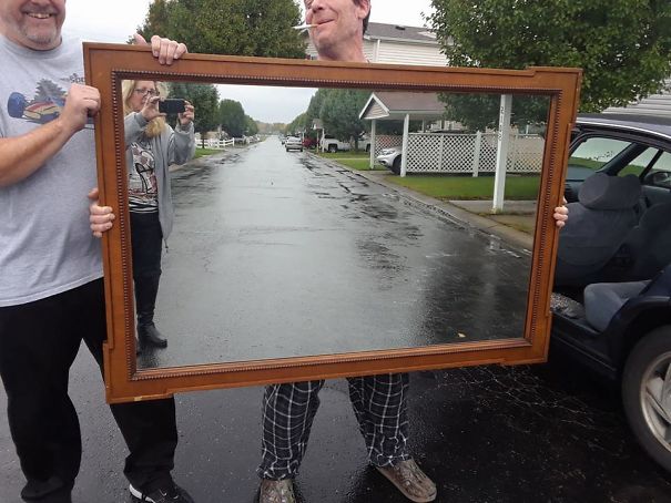 Funny People Sell Mirrors Reflections