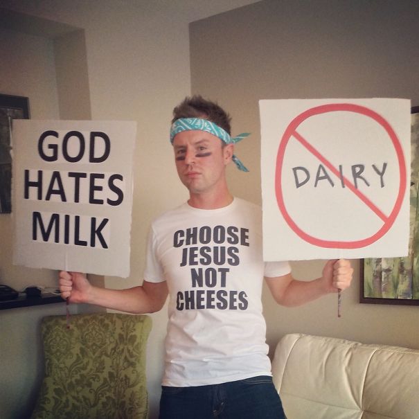 Move Over Westboro: This Years Costume Is Lactose Intolerance