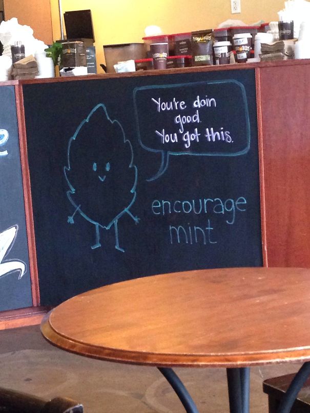 This Was At My Local Coffee Shop. I Thought It Was Cute