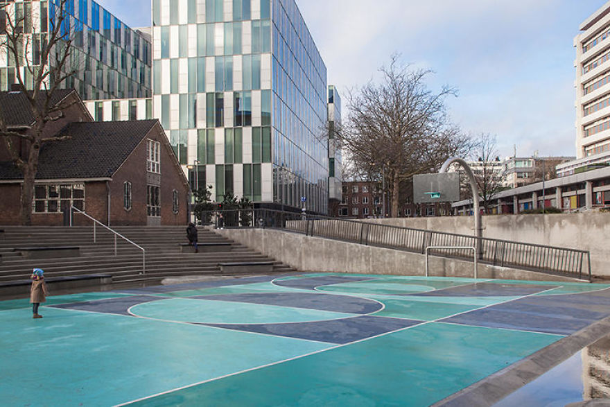 6 Basketball Courts That Are A Statement Of Art And Design