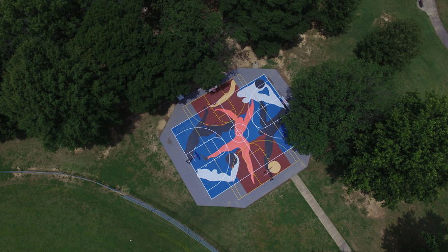 6 Basketball Courts That Are A Statement Of Art And Design