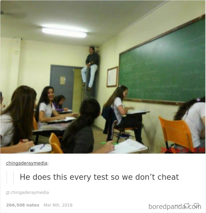 He Does This Every Test So We Don’t Cheat