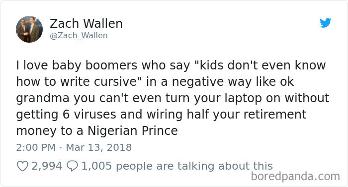 Millennials Vs Baby Boomers