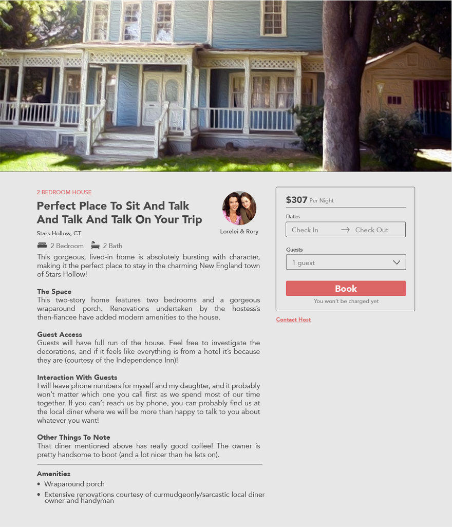 Fictional Airbnb Listings Price Out The Cost To Rent Tv Character Homes