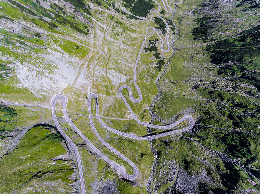 I Photograph The Roads Of Transylvania From Above. Yes, That Transylvania!