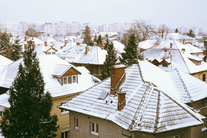 Snowy Roof Tops