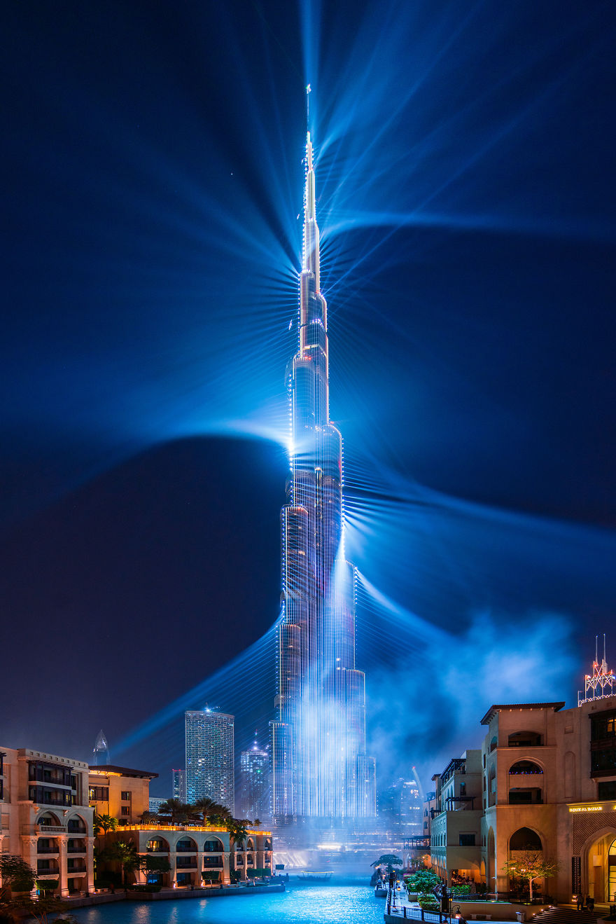 Dubai's World Record Laser Show In Pictures