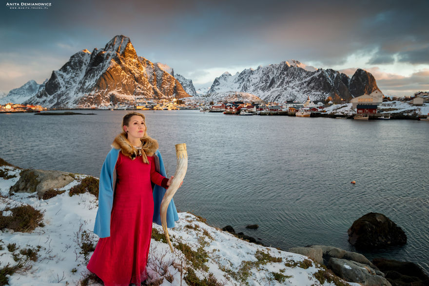 During My Trip To Norway, I Took Self-Portraits Impersonating Valkyrie