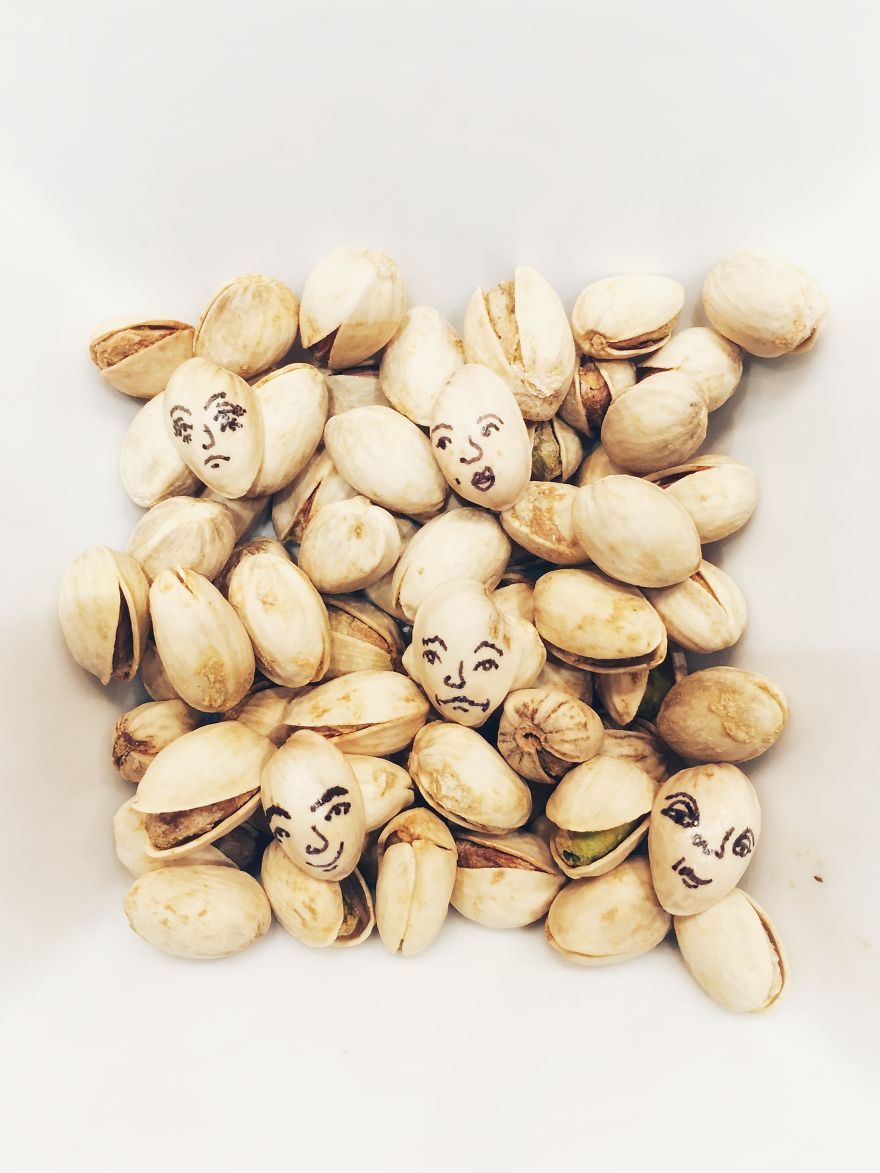 Pisface - Art Abandonment Project Of Travelling Pistachio Face