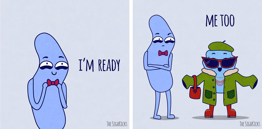 Four Friends With Different Personalities Make Funny Comics About Their Lives Together