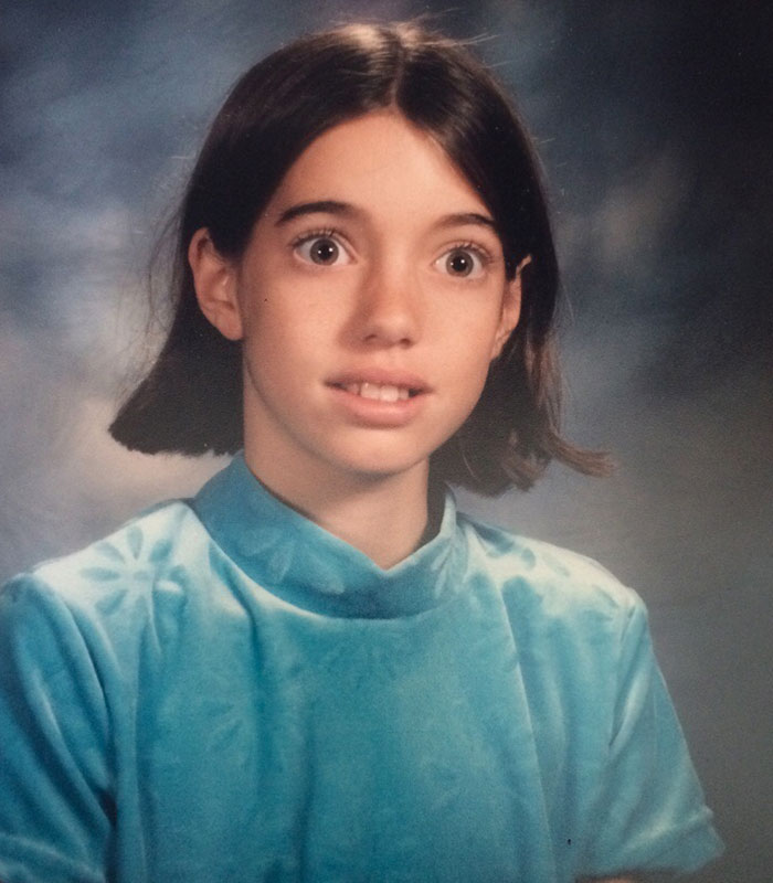 In 5th Grade I Was Worried I Would Blink And Mess Up My Year Book Photo