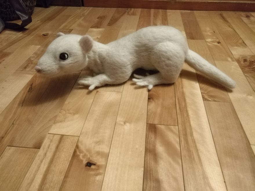 I Make Needle Felted Animals, And Have Improved Over Time
