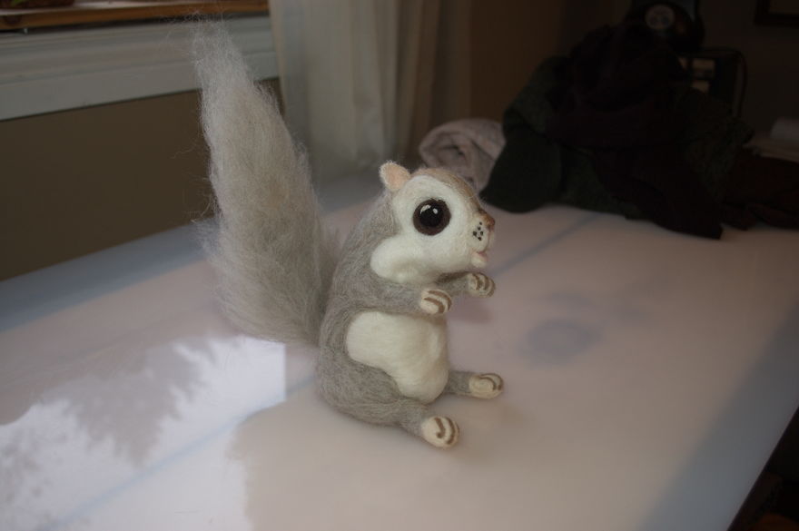 I Make Needle Felted Animals, And Have Improved Over Time