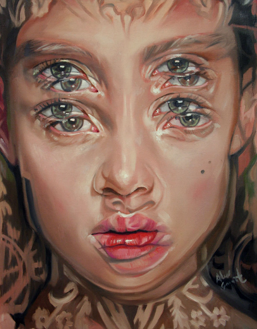 I Create Figurative Op Paintings That Will Make You Feel Dizzy