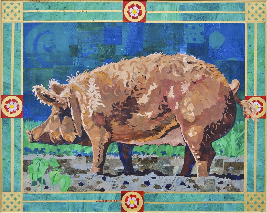 Inspired By Medieval Illuminated Manuscripts, I Created A Modern-Day Bestiary Of Rare And Endangered Farm Animals