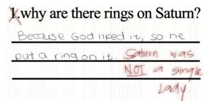 I Found These Of The Internet 'Right But Completely Wrong And Hilarious Test Answers'!