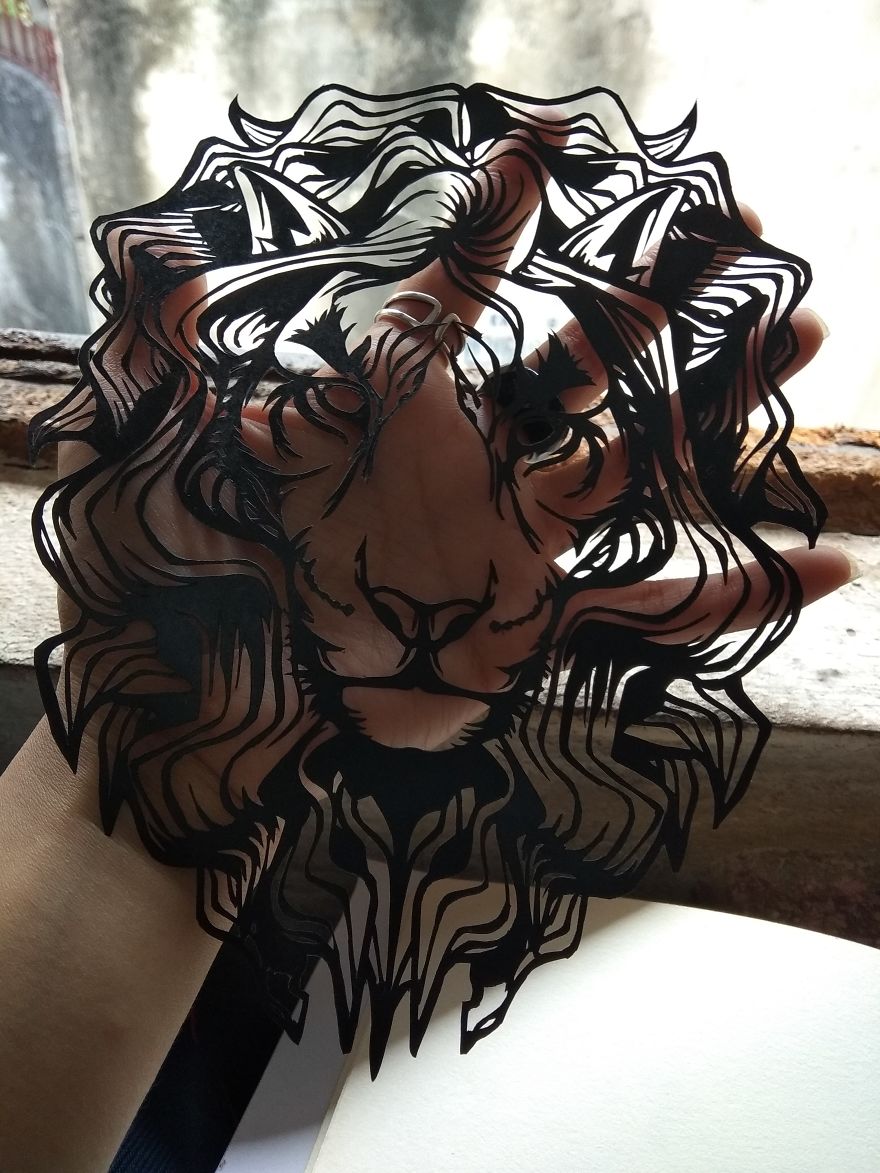 This Was My Very First Time With Papercut Arts