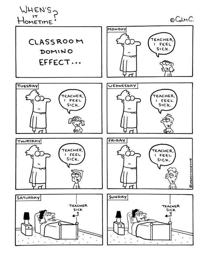 I’m A Primary School Teacher And I Illustrate My Teaching Experience In Comics