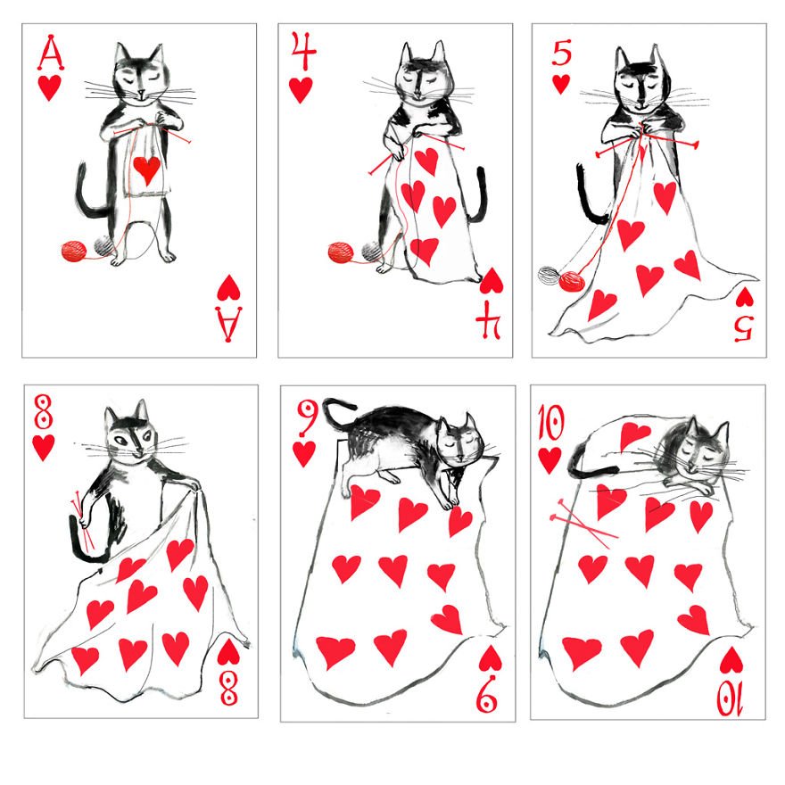 These Cat Playing Cards Are Visual Catnip For Cat Lovers Everywhere