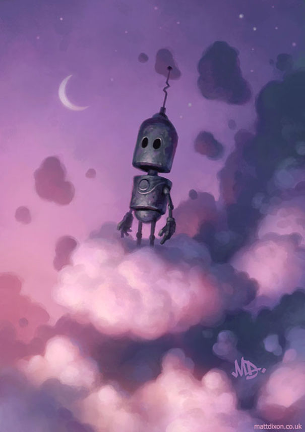 Lonely Robots Experiencing The Quiet Wonder Of The World ( Part 3 )