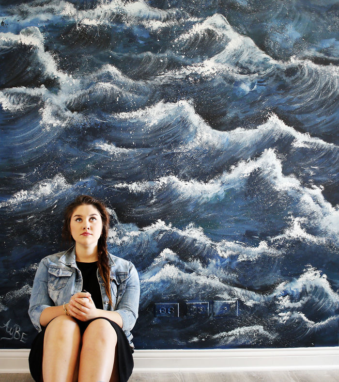I’ve Painted All Waves At Her House