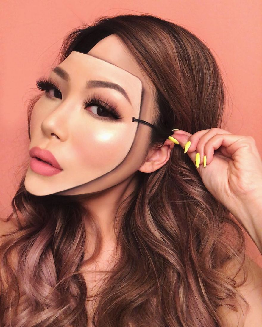 New-Optical-Illusion-Make-Up-Mimi-Choi