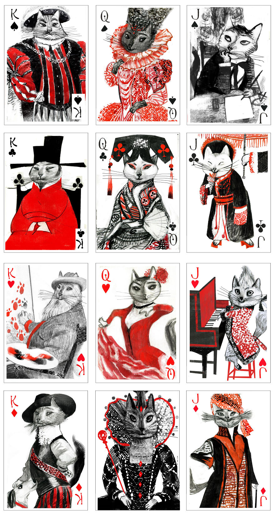 These Cat Playing Cards Are Visual Catnip For Cat Lovers Everywhere